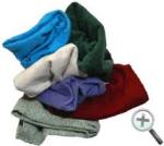 Colored Towel Wiping Rags, 25 Lb Box